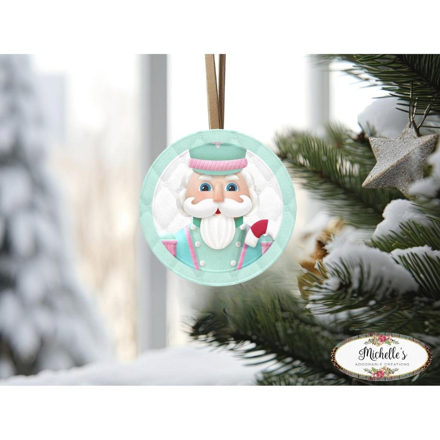 Shop For Mint Green Nutcracker Sign - Wreath Enhancement at Michelle's aDOORable Creations