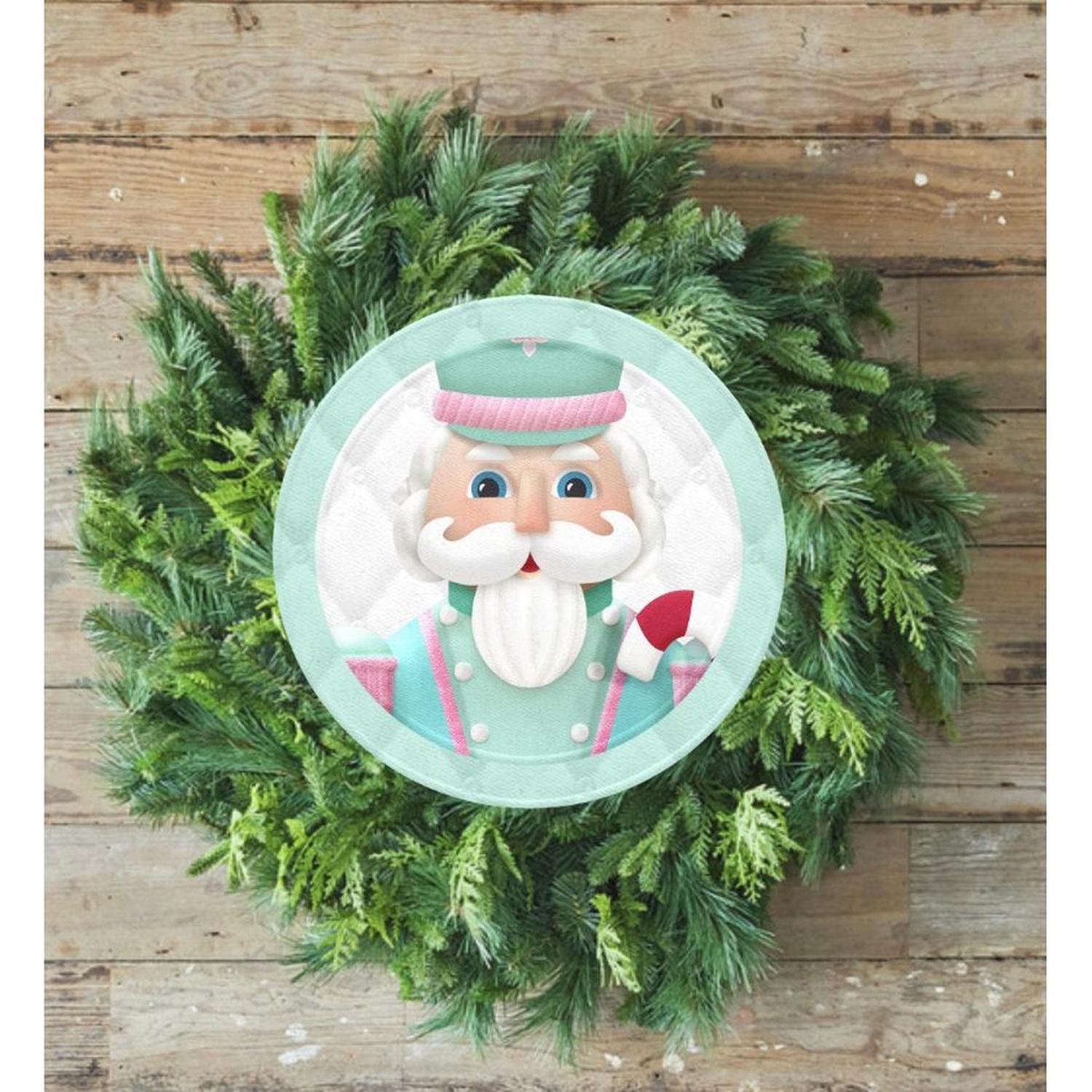 Shop For Mint Green Nutcracker Sign - Wreath Enhancement at Michelle's aDOORable Creations