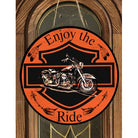 Shop For Motorcycle Enjoy The Ride Sign - Wreath Enhancement at Michelle's aDOORable Creations