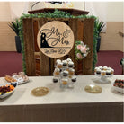 Shop For Mr and Mrs Wedding Round Sign - Wreath Enhancement at Michelle's aDOORable Creations