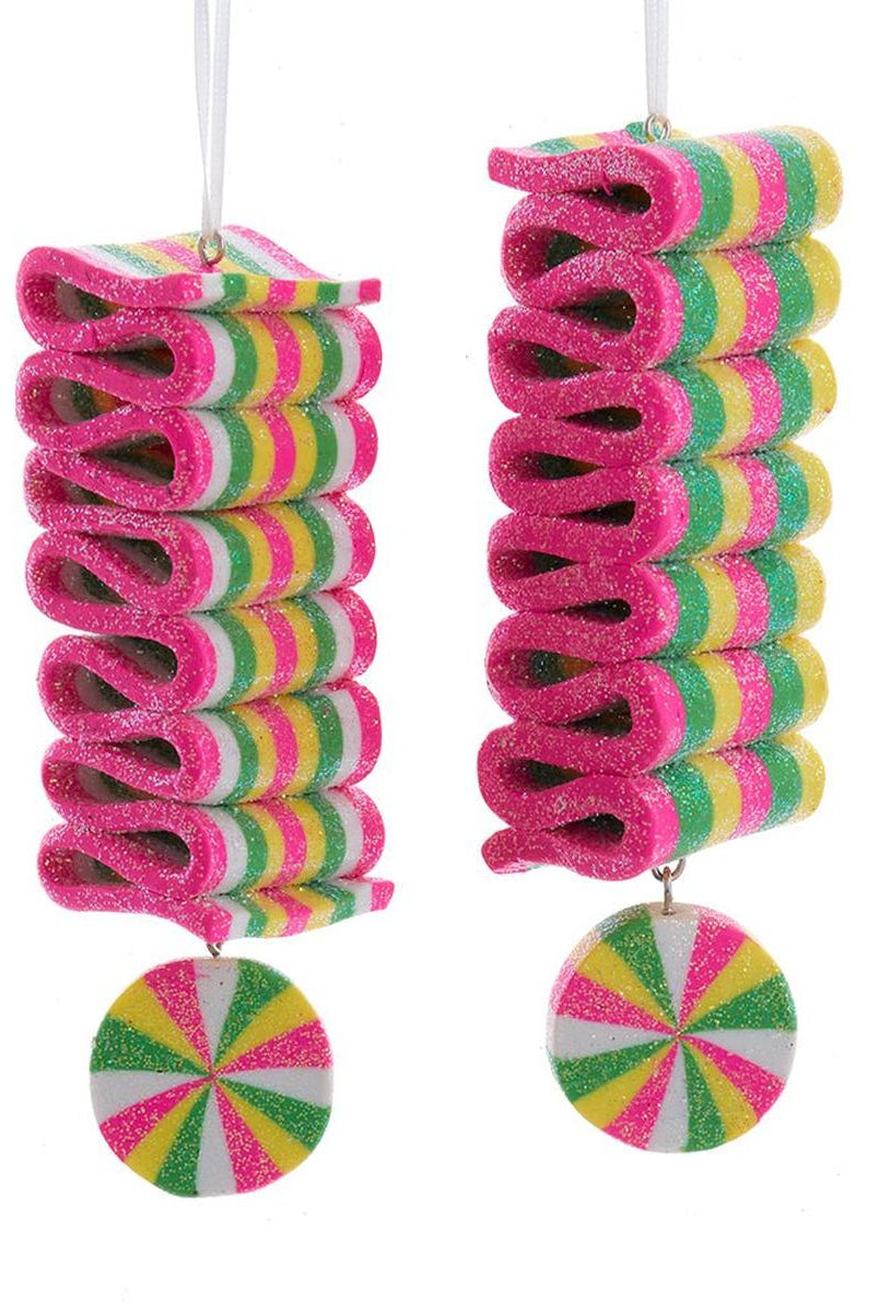 Shop For Neon Colored Candy Ornaments (Asst 2) at Michelle's aDOORable Creations