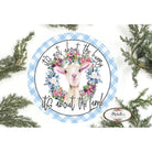 Shop For Not About The Bunny About The Lamb Sign - Wreath Enhancement at Michelle's aDOORable Creations