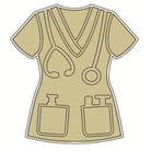 Shop For Nurse Scrubs with Paintlines Wood Cut Out at Michelle's aDOORable Creations