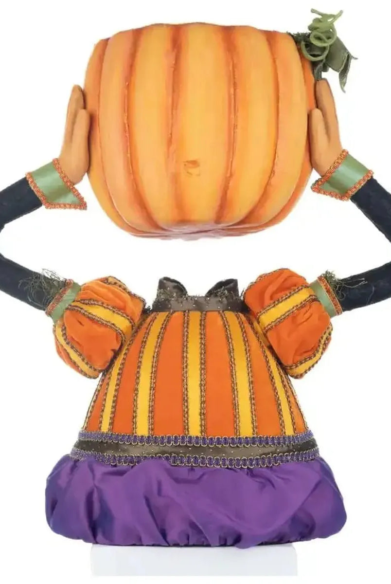 Shop For Percy Pumpkin Head Halloween Candy Bowl at Michelle's aDOORable Creations