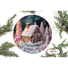 Shop For Pink Gingerbread House Christmas Sign - Wreath Enhancement at Michelle's aDOORable Creations