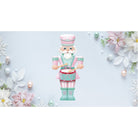 Shop For Pink Mint Green Nutcracker Sign - Wreath Enhancement at Michelle's aDOORable Creations