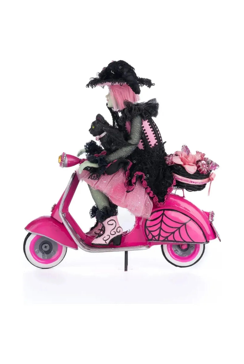 Shop For Pink Panic Possession Rosalie On Vespa Tabletop at Michelle's aDOORable Creations