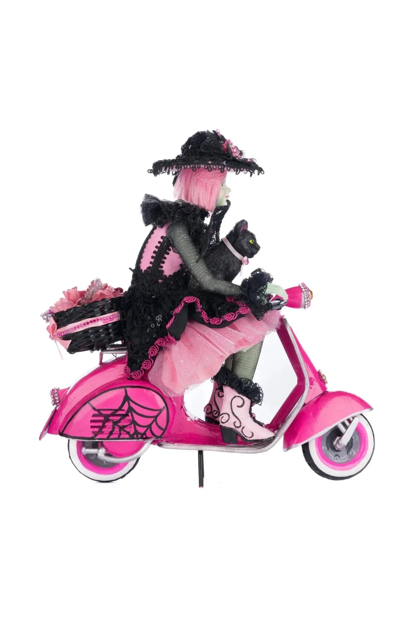 Shop For Pink Panic Possession Rosalie On Vespa Tabletop at Michelle's aDOORable Creations
