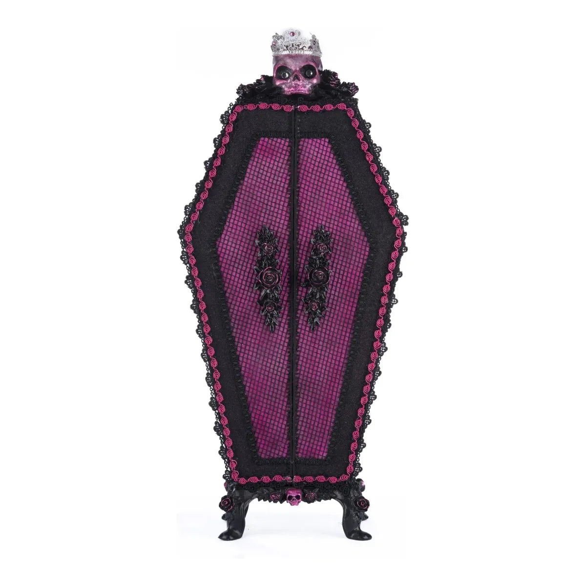 Shop For Pink Passion Coffin Cabinet Menagerie at Michelle's aDOORable Creations
