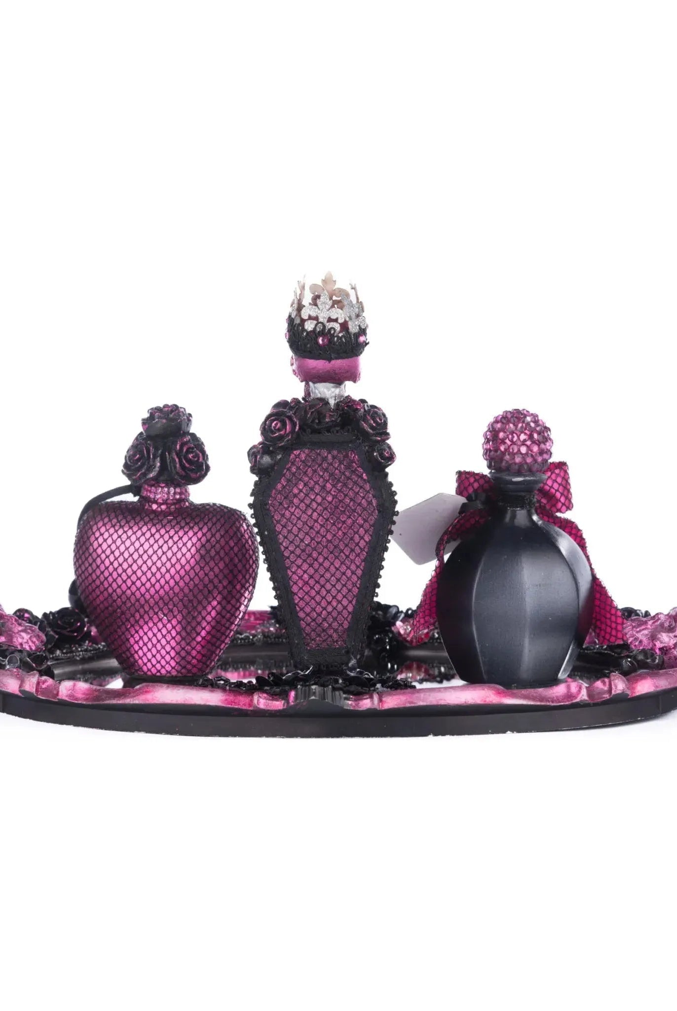 Shop For Pink Passion Vanity Tray with Bottles Set at Michelle's aDOORable Creations