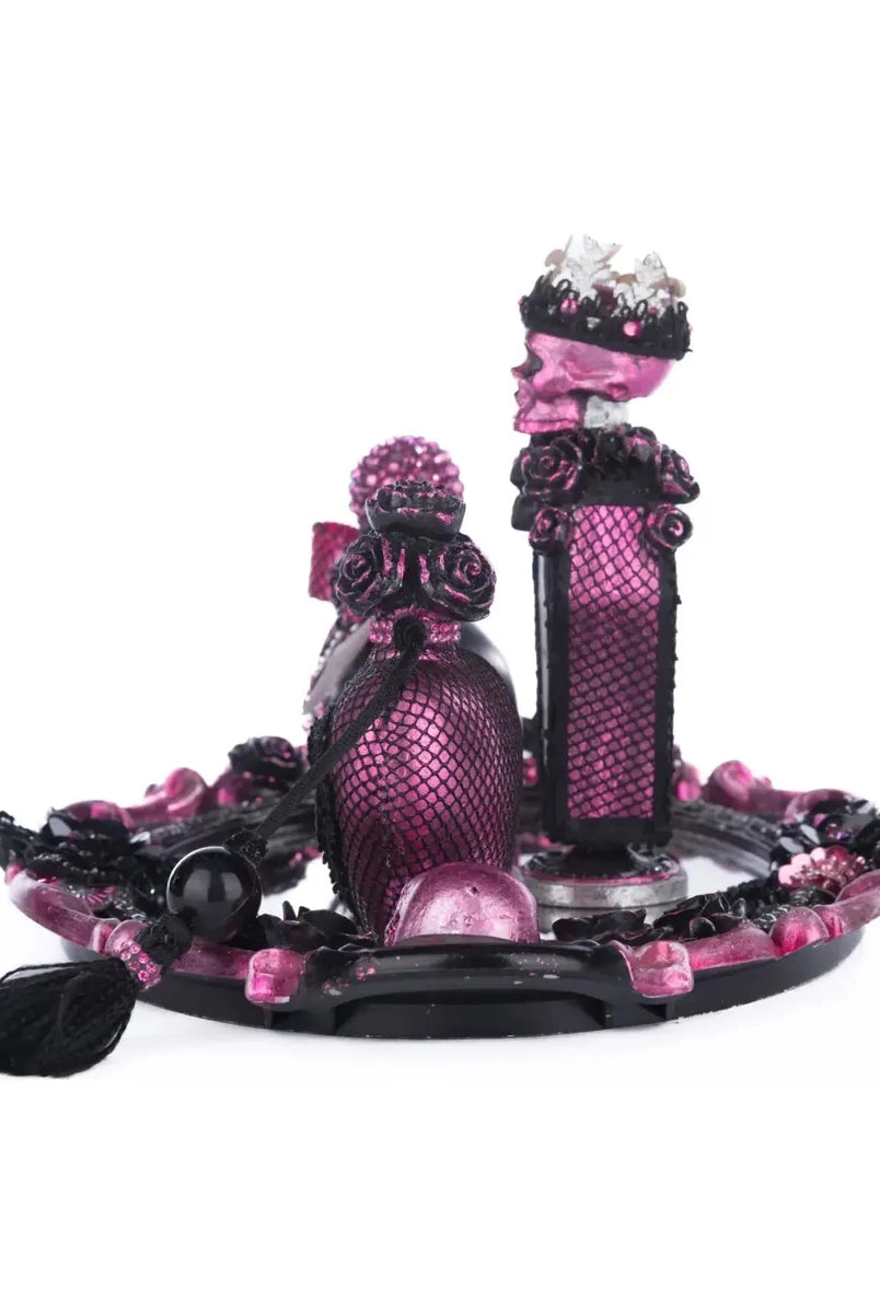 Shop For Pink Passion Vanity Tray with Bottles Set at Michelle's aDOORable Creations