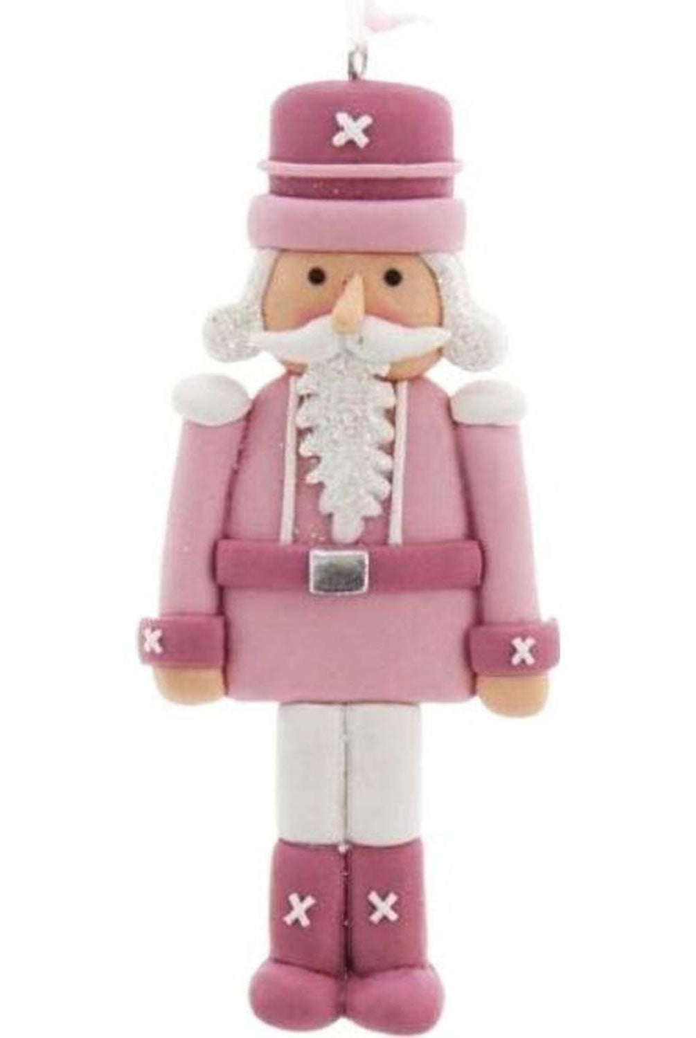 Shop For Pink White Holiday Ornaments at Michelle's aDOORable Creations