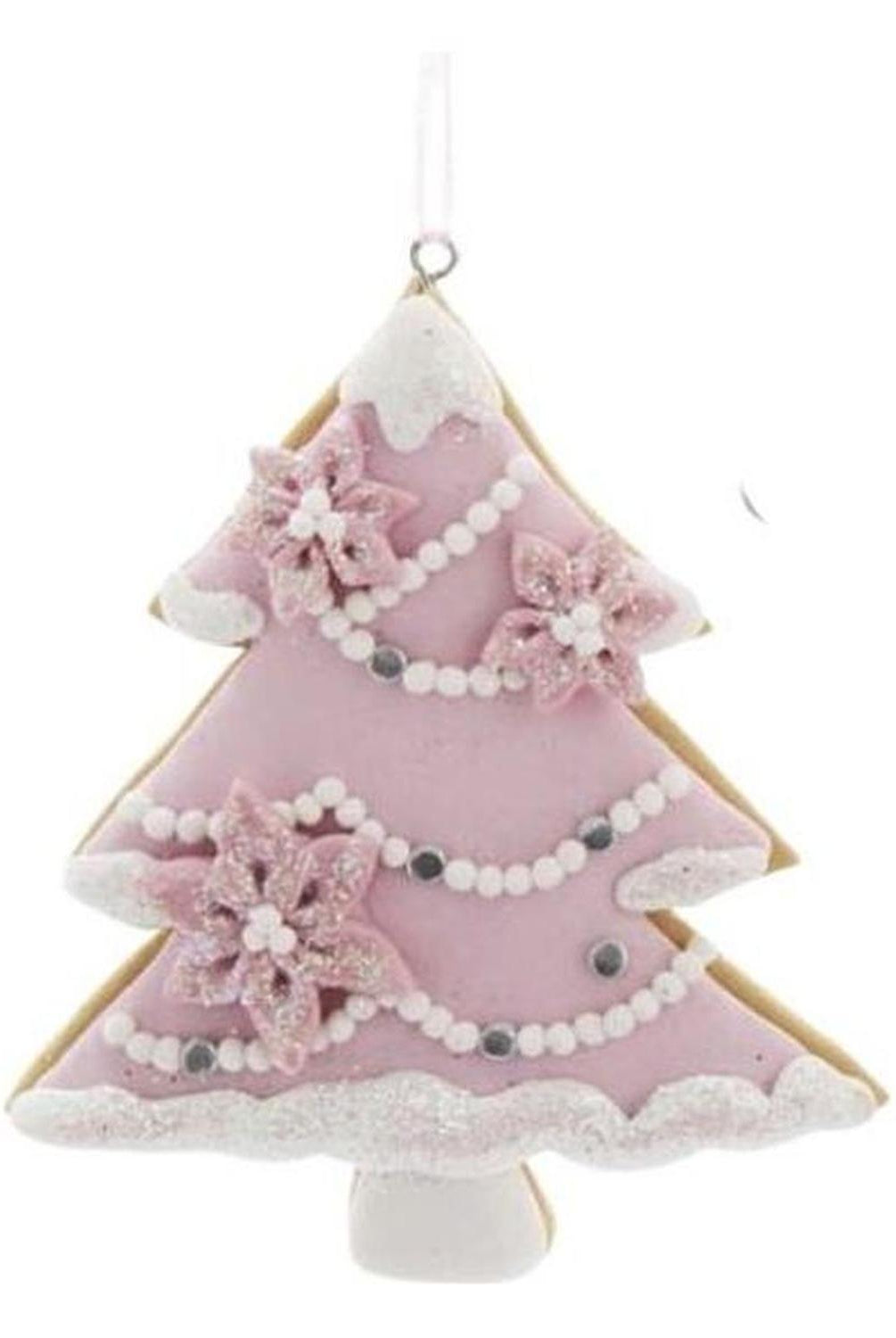 Shop For Pink White Holiday Ornaments at Michelle's aDOORable Creations