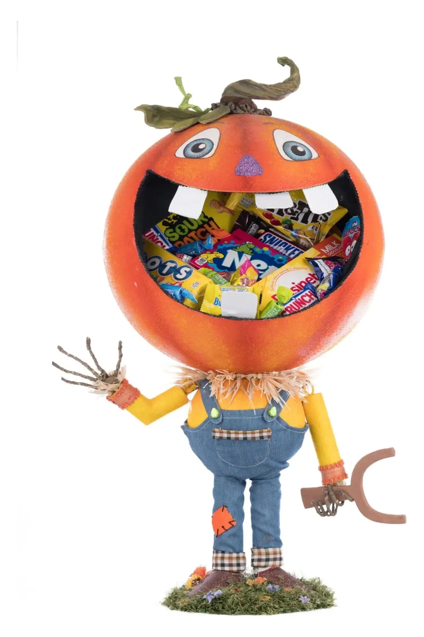 Pumpkin Boy Candy Container - Michelle's aDOORable Creations - Halloween Decor