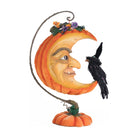 Shop For Pumpkin Moon Witch Wall Piece or Tabletop at Michelle's aDOORable Creations