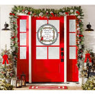 Shop For Red Cardinal Christ The Lord Round Sign - Wreath Enhancement at Michelle's aDOORable Creations