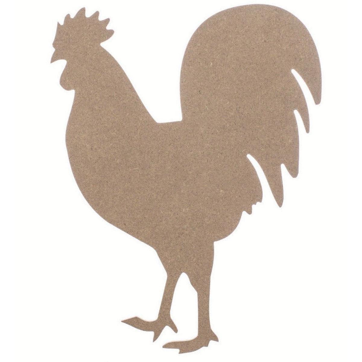 Shop For Rooster Shaped Wood Cutout - Unfinished Wood at Michelle's aDOORable Creations