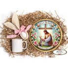 Shop For Silly Bunny Easter Is For Jesus Round Sign at Michelle's aDOORable Creations