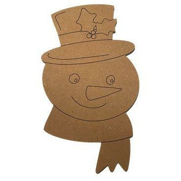 Shop For Snowman with Scarf Door Hanger Unfinished Wood Cutout at Michelle's aDOORable Creations