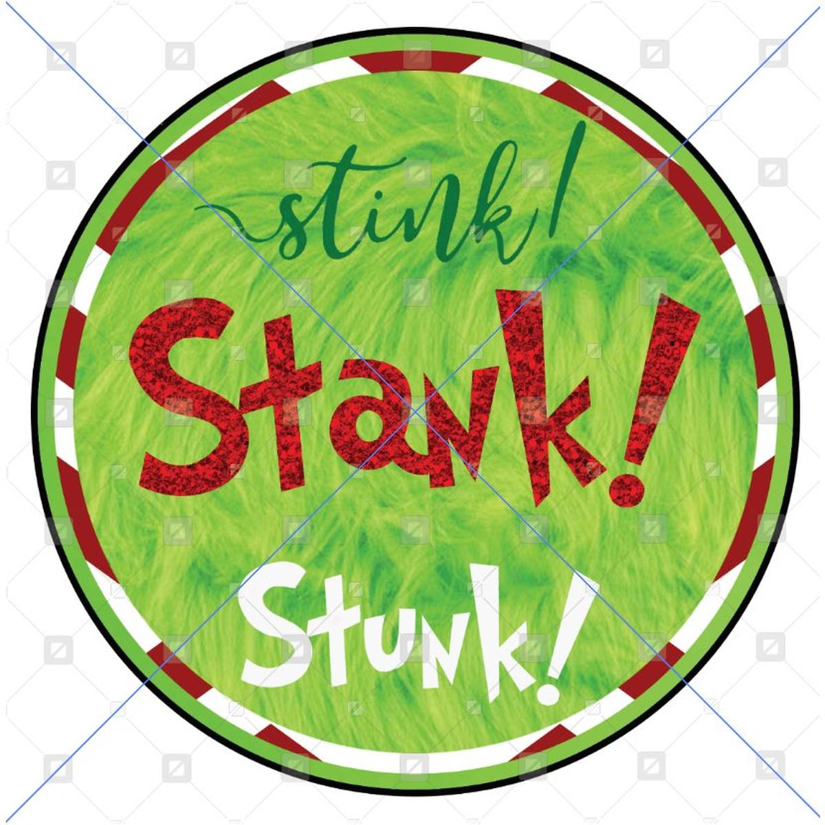 Shop For Stink Stank Stunk Christmas Sign - Wreath Enhancement at Michelle's aDOORable Creations