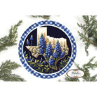 Shop For Texas Bluebonnets Round Sign at Michelle's aDOORable Creations