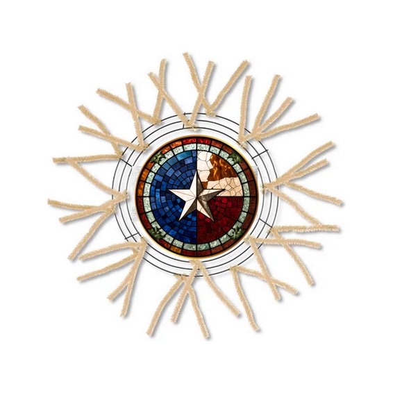 Shop For Texas Lone Star State Round Sign at Michelle's aDOORable Creations