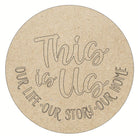 Shop For This is Us Unfinished Wood Blank Door Hanger at Michelle's aDOORable Creations