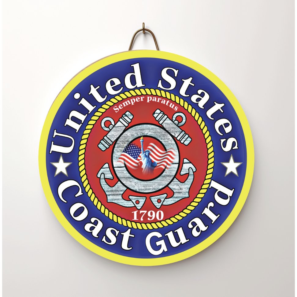 Shop For United States Coast Guard Support Sign at Michelle's aDOORable Creations