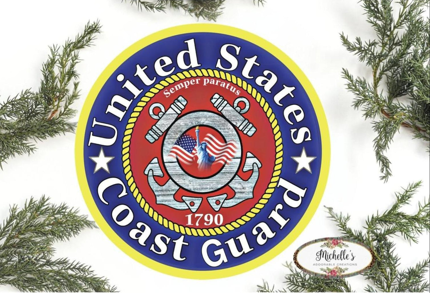 United States Coast Guard Support Sign