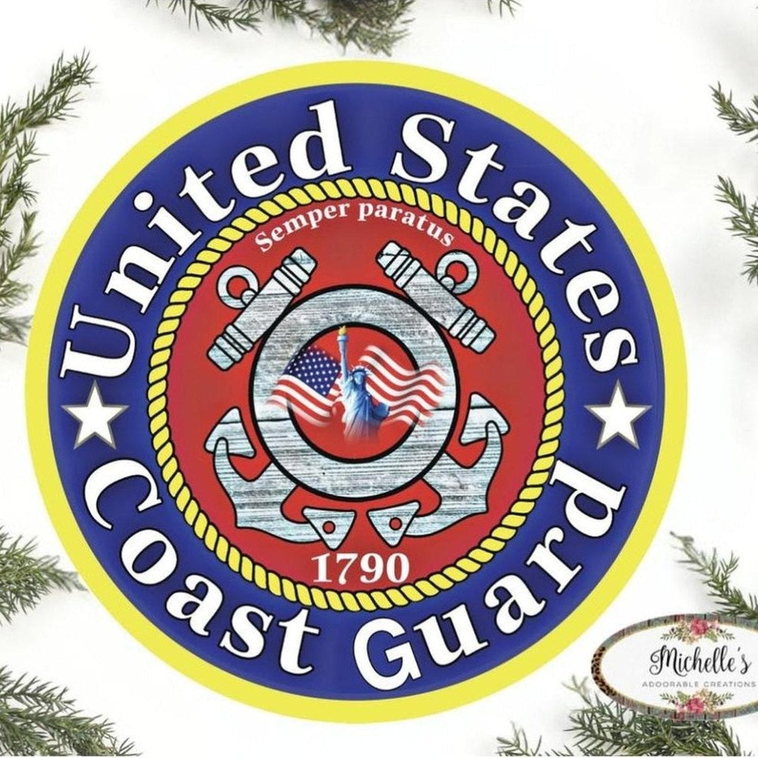 United States Coast Guard Support Sign