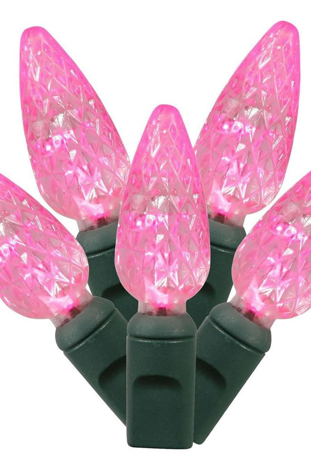 Shop For Vickerman 100 Pink C6 LED Single Mode Christmas Lights at Michelle's aDOORable Creations