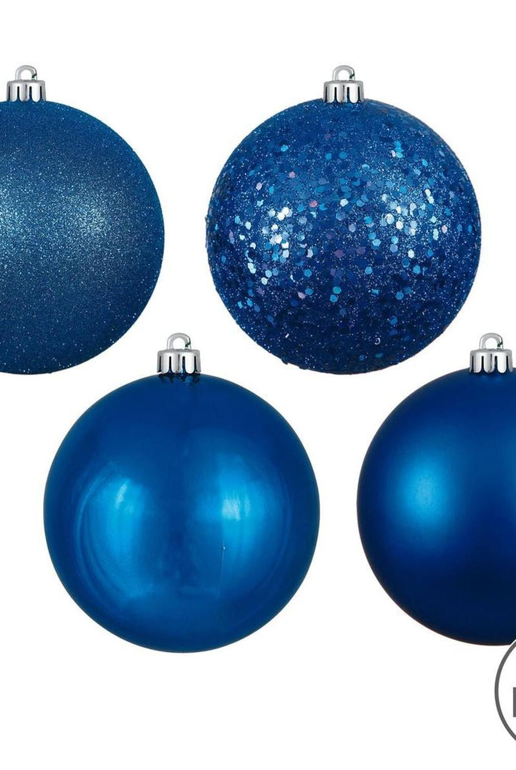 Shop For Blue Christmas Ball Ornament Assortment (Set of 20) at Michelle's aDOORable Creations