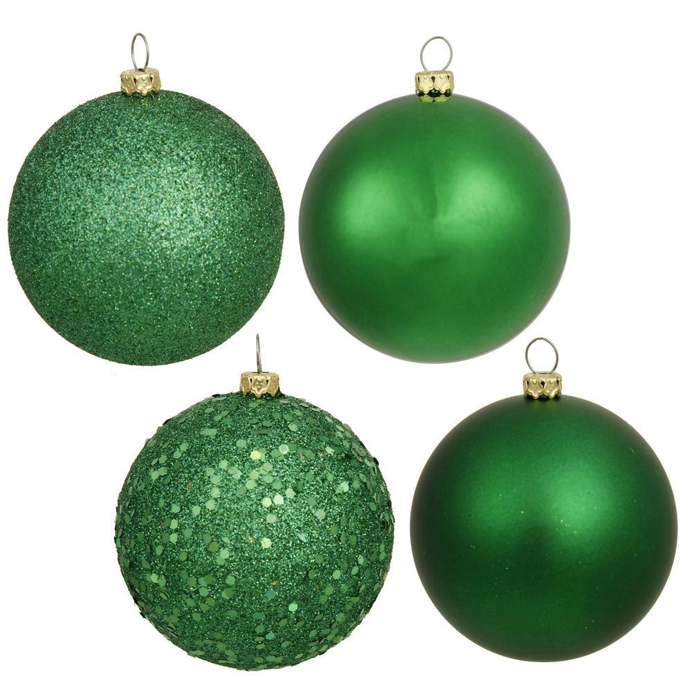 Shop For Green Christmas Ball Ornament Assortment (Set of 20) at Michelle's aDOORable Creations