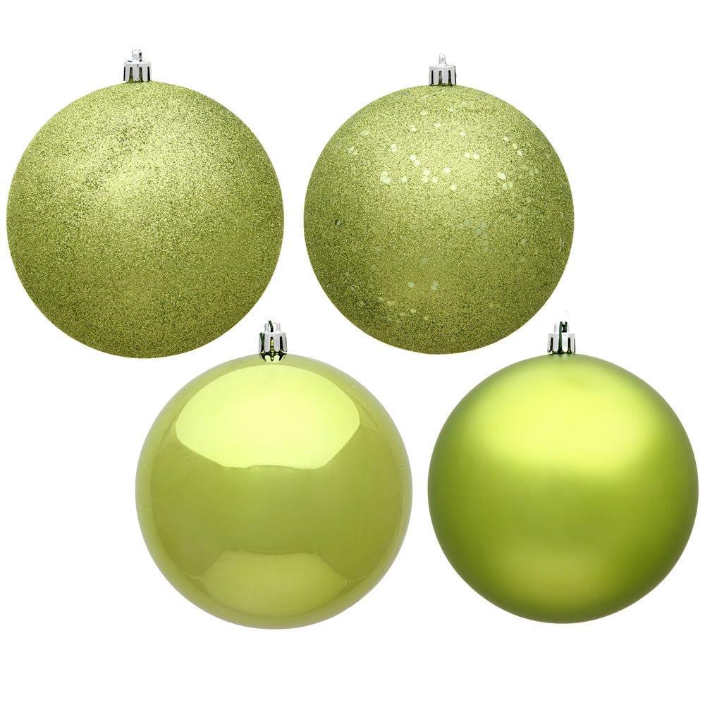 Shop For Lime Green Christmas Ball Ornament Assortment (Set of 20) at Michelle's aDOORable Creations