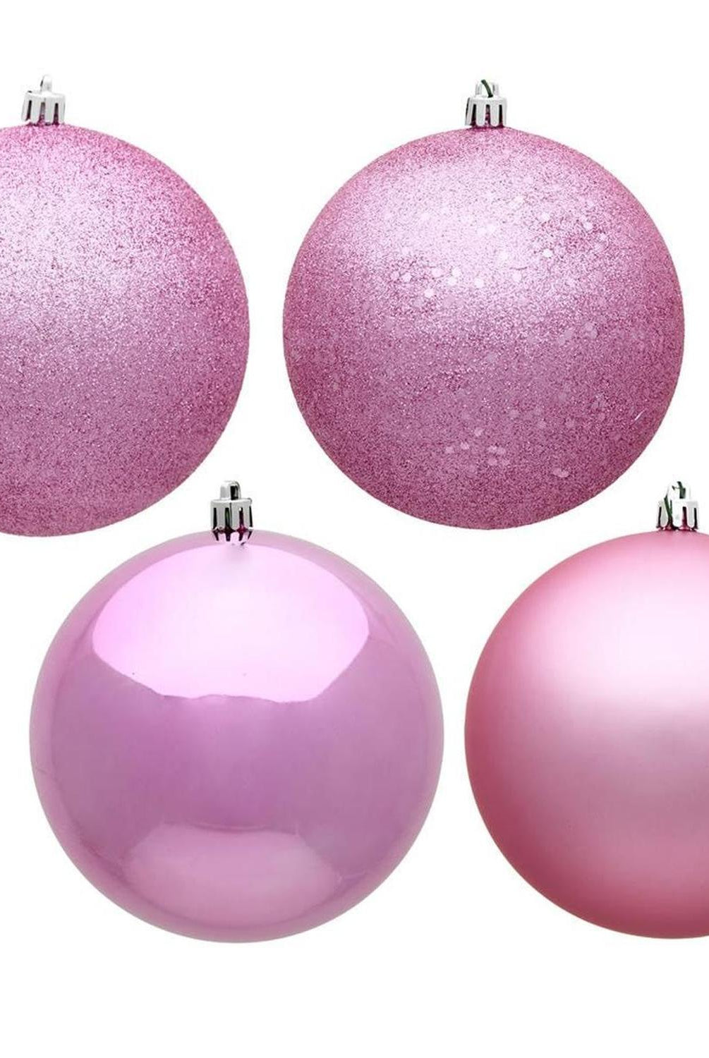 Pink Christmas Ball Ornament Assortment (Set of 20)