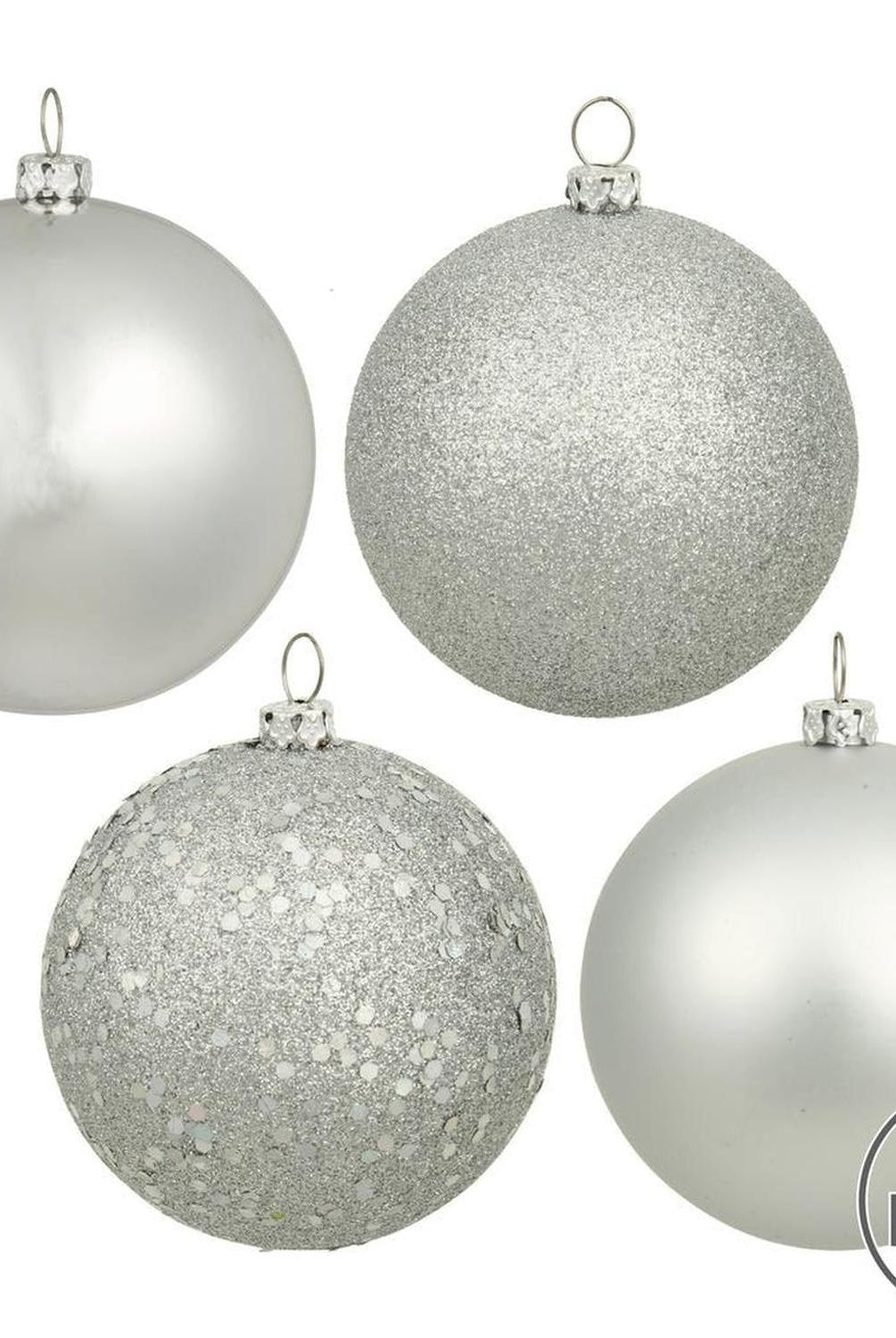 Shop For Silver Christmas Ball Ornament Assortment (Set of 20) at Michelle's aDOORable Creations