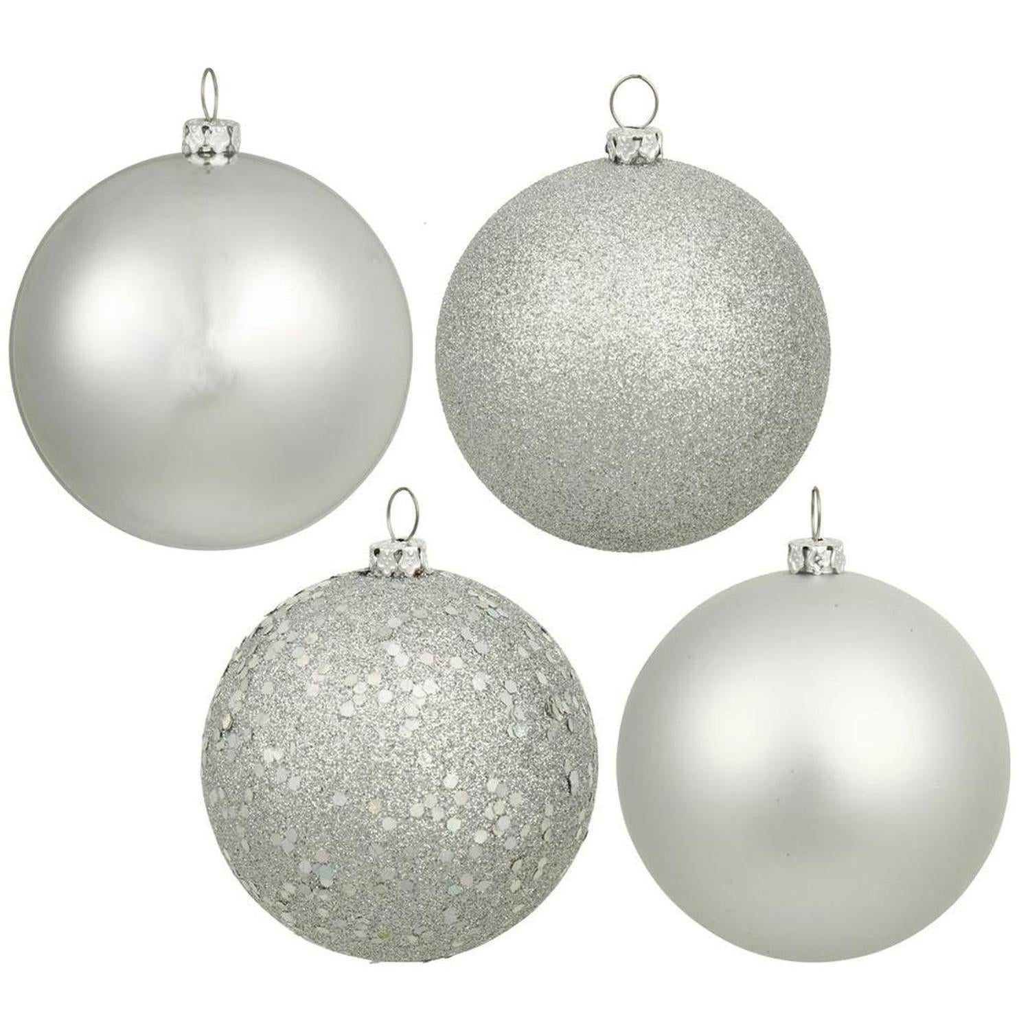 Shop For Silver Christmas Ball Ornament Assortment (Set of 20) at Michelle's aDOORable Creations