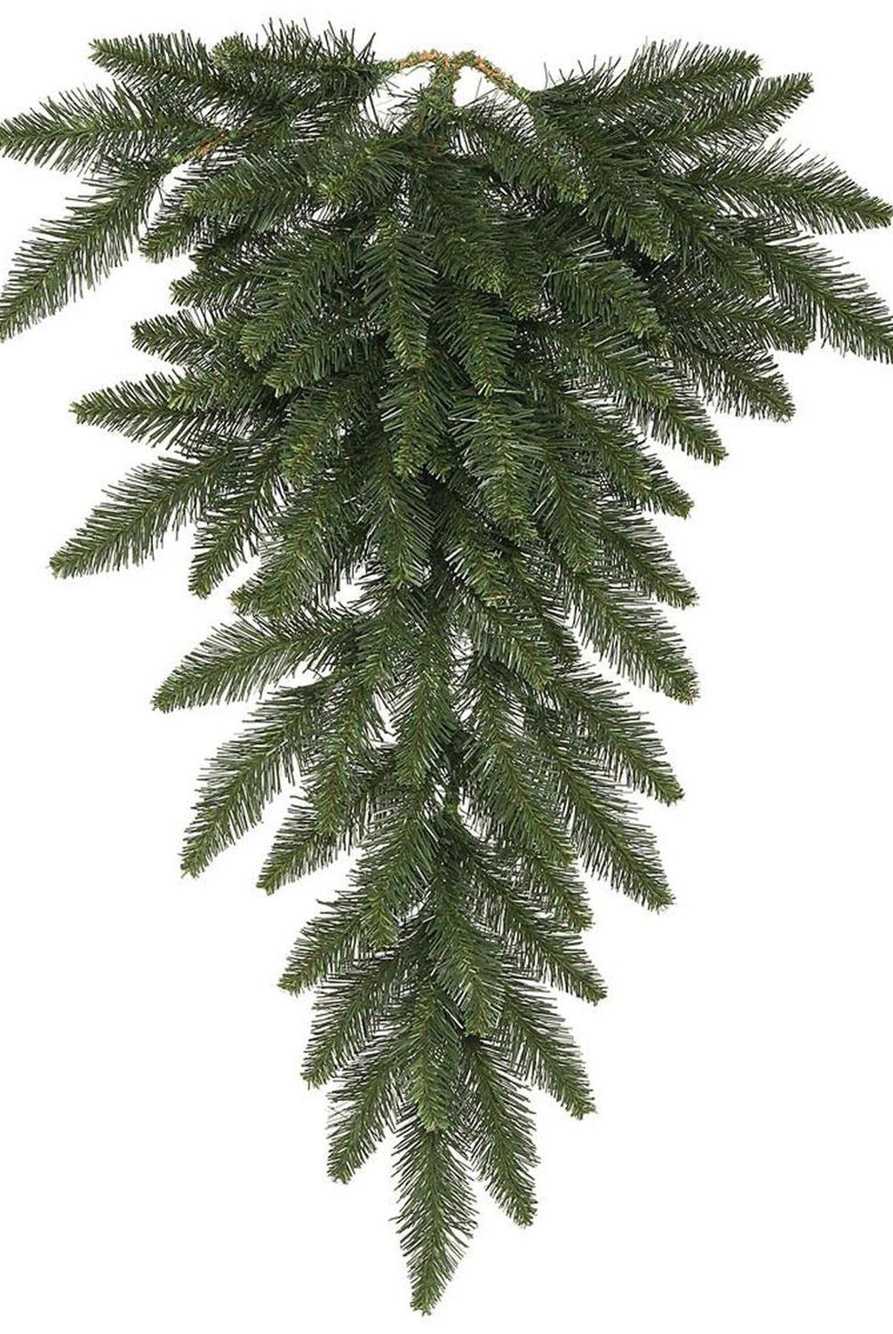 Vickerman 30" Camdon Fir Artificial Christmas Teardrop Unlit