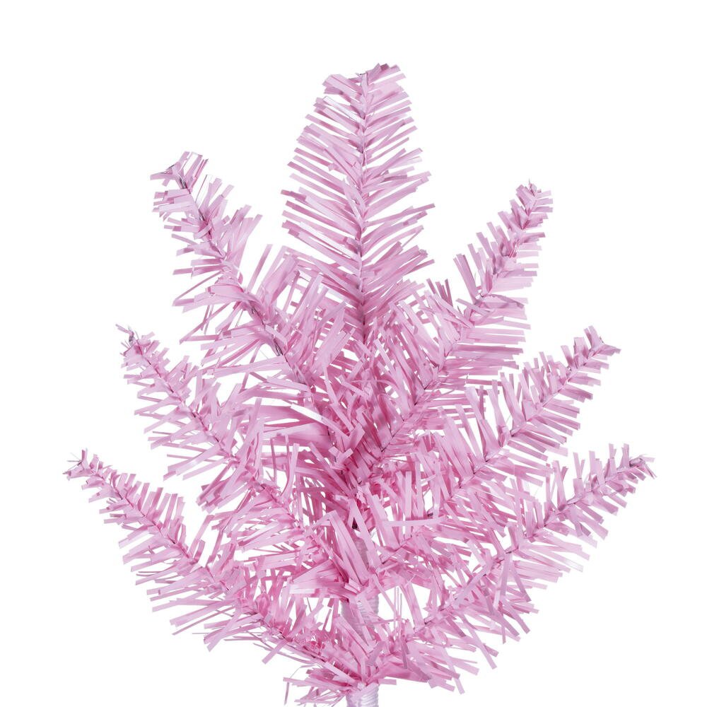 Shop For Vickerman 36" Plastic Fir Unlit Artificial Christmas Tree in Pink at Michelle's aDOORable Creations