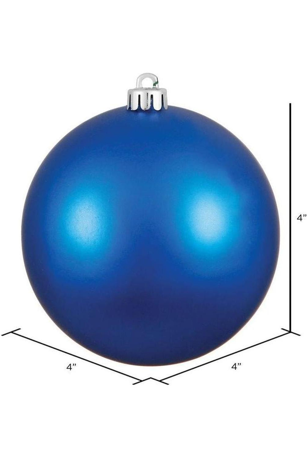 Shop For Blue Matte Ball Christmas Tree Ornament (6 pack) at Michelle's aDOORable Creations