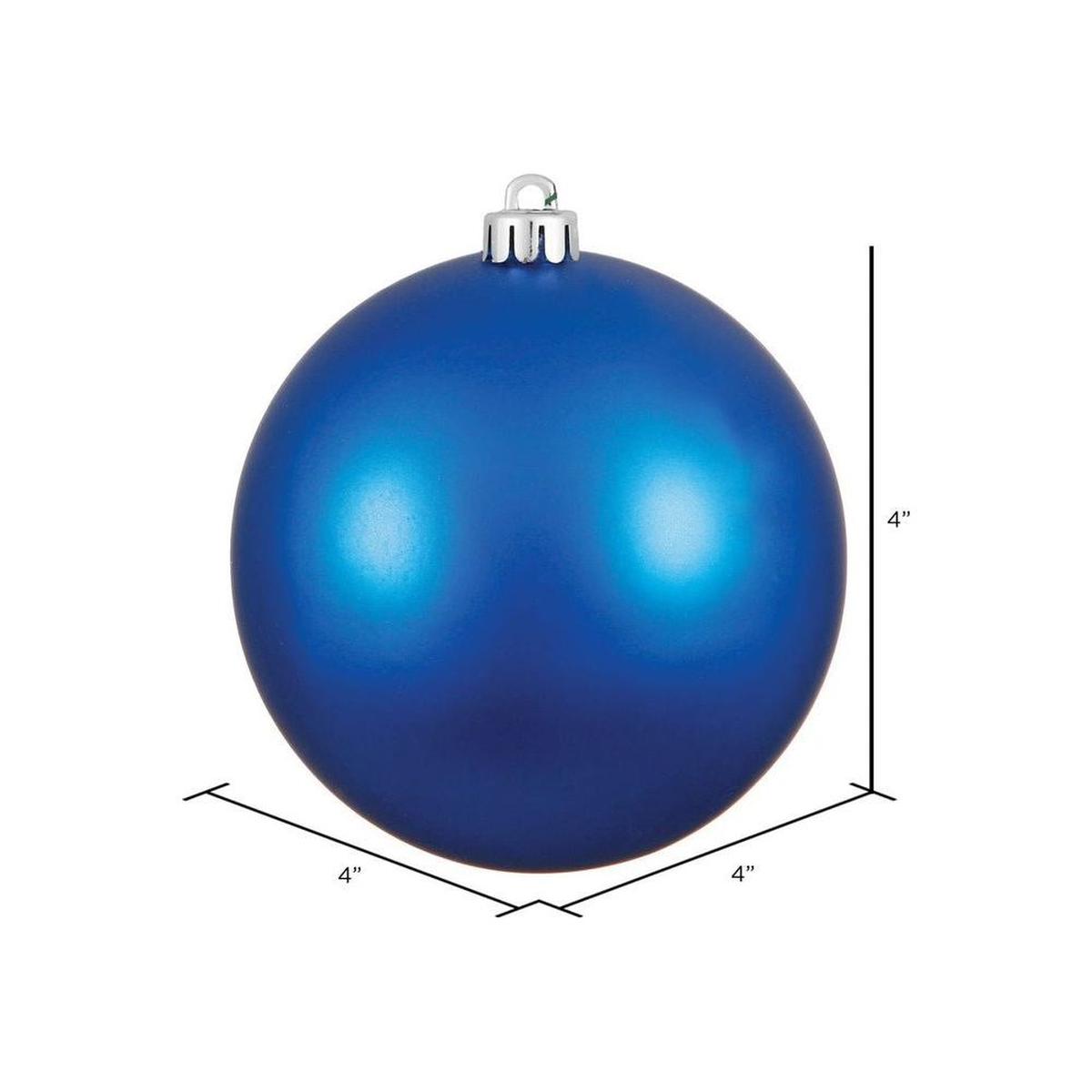Shop For Blue Matte Ball Christmas Tree Ornament (6 pack) at Michelle's aDOORable Creations