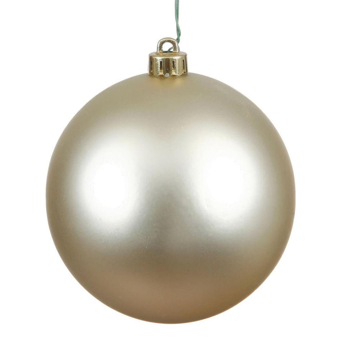 Champagne Matte Ball Ornaments (6 pack)