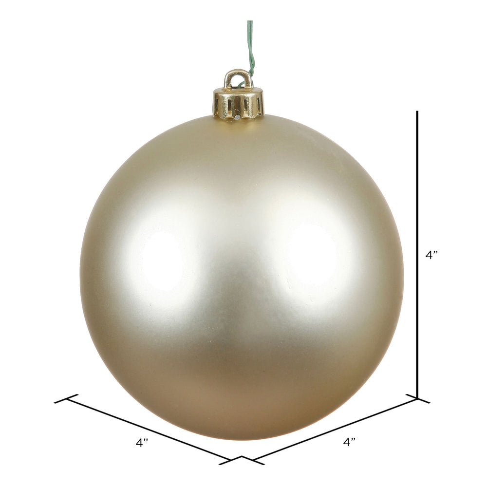 Shop For Champagne Matte Ball Ornaments (6 pack) at Michelle's aDOORable Creations