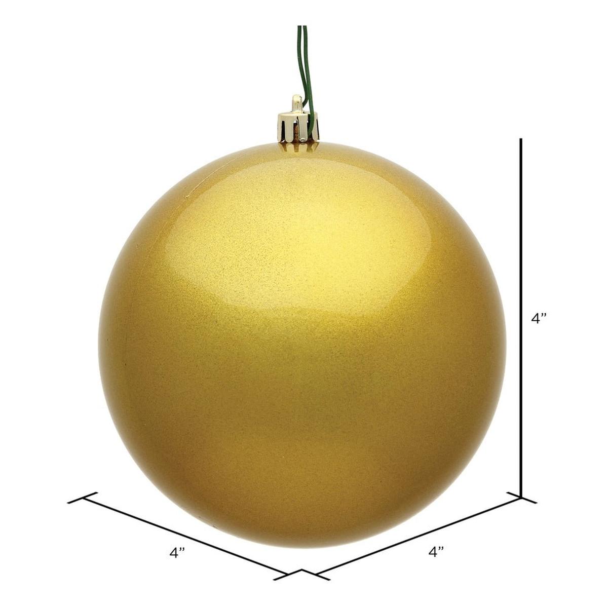 Shop For Gold Candy Ball Christmas Ornaments (6 pack) at Michelle's aDOORable Creations