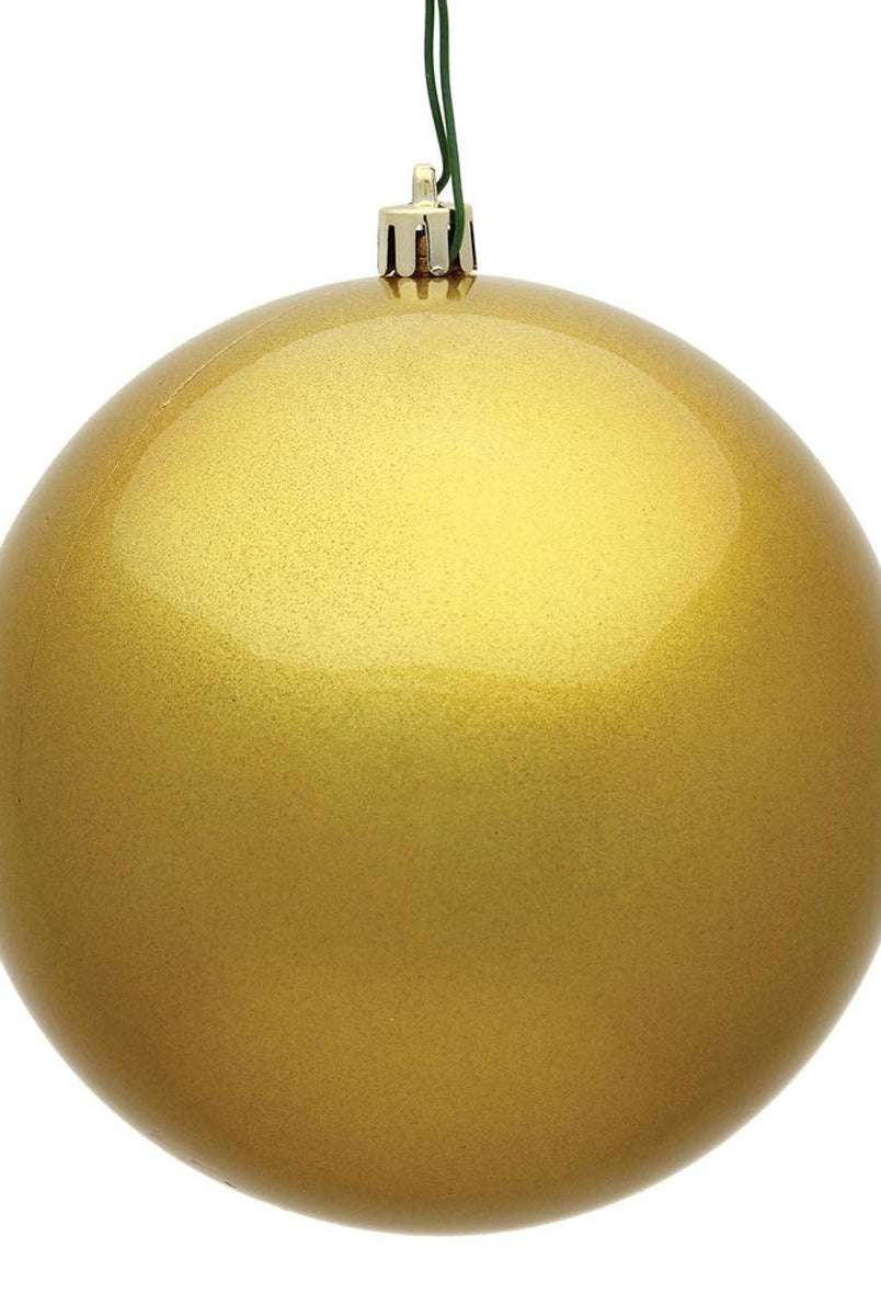 Shop For Gold Candy Ball Christmas Ornaments (6 pack) at Michelle's aDOORable Creations