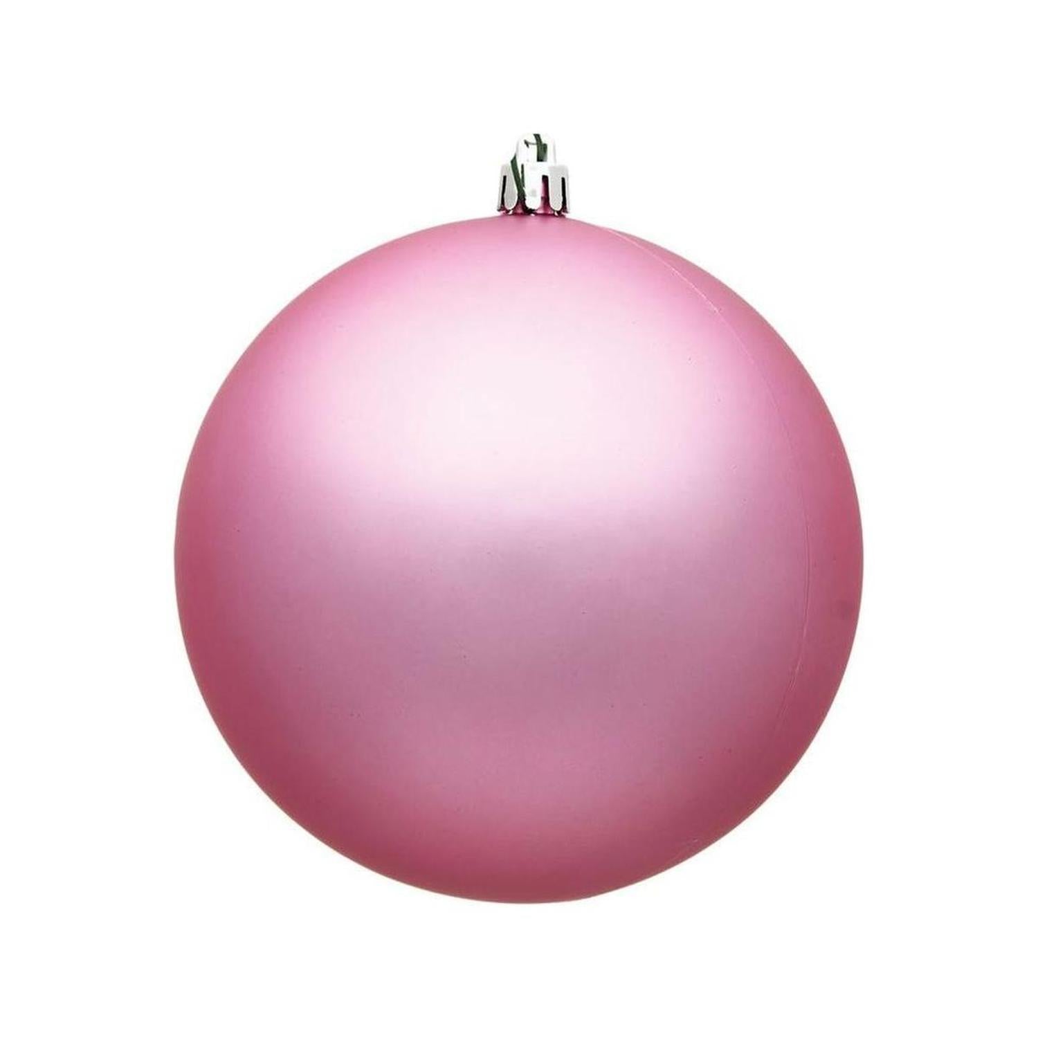 Shop For Vickerman 4" Pink Matte Ball Christmas Tree Ornament (6 pack) at Michelle's aDOORable Creations
