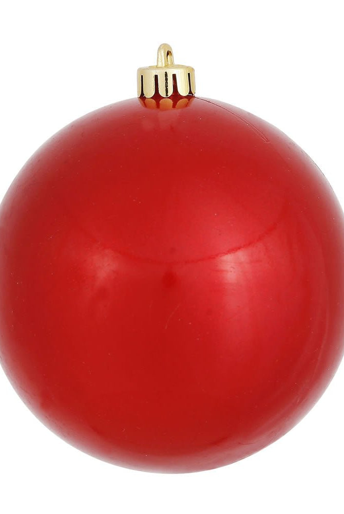 Shop For Red Candy Ball Christmas Ornaments (6 pack) at Michelle's aDOORable Creations