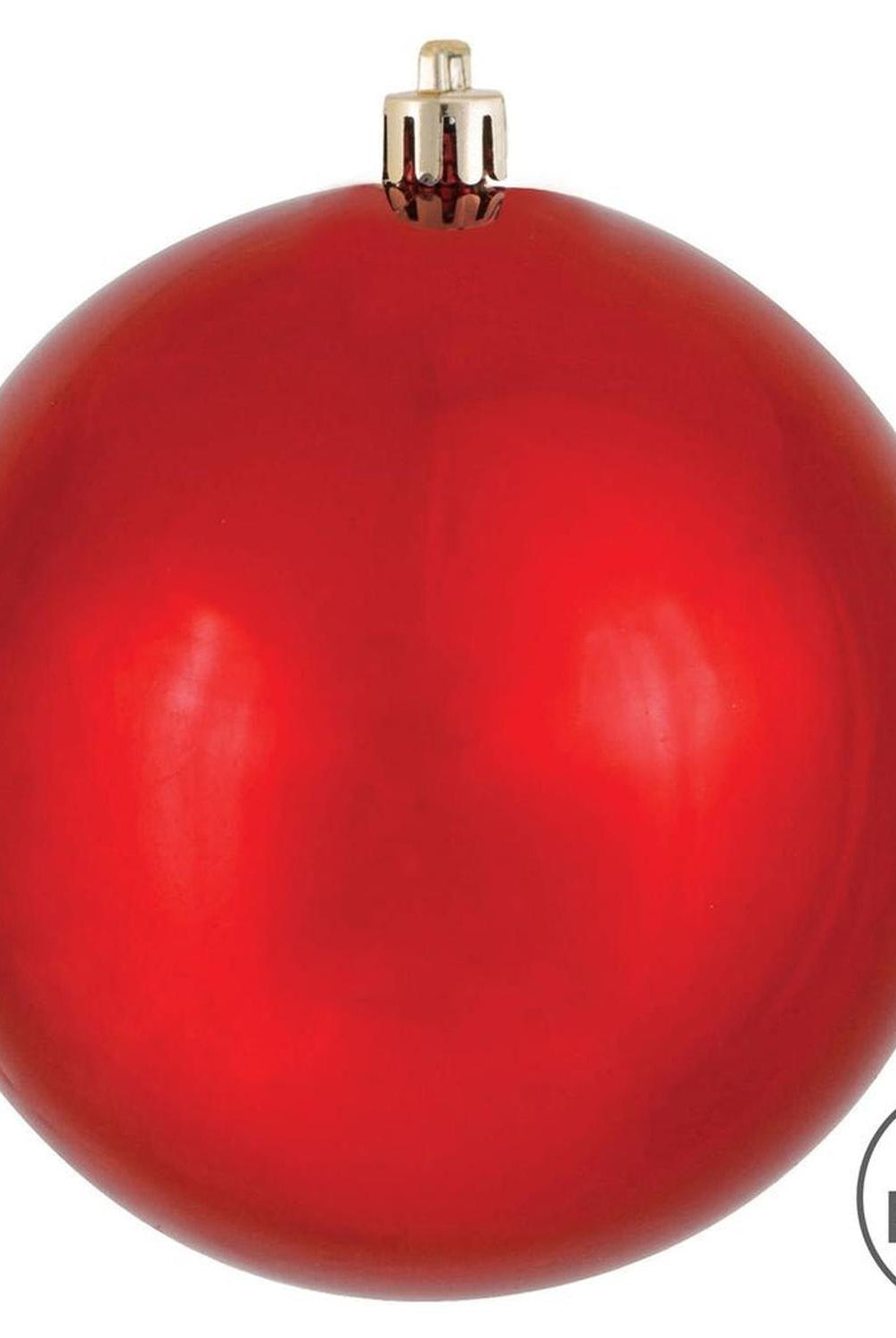 Red Shiny Ball Christmas Ornament (6 pack)