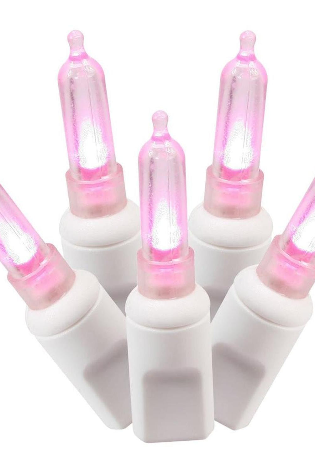 Shop For Vickerman 50 Pink Italian LED on White Wire at Michelle's aDOORable Creations