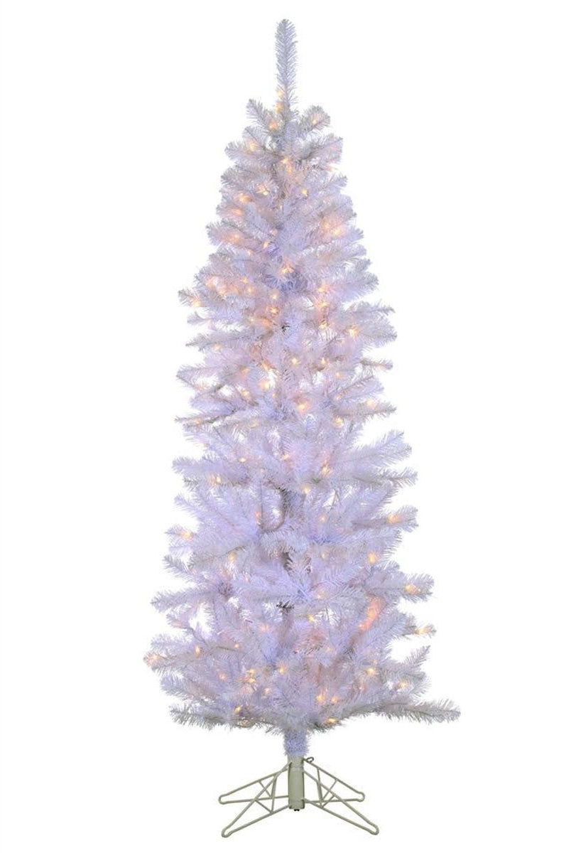 Shop For Vickerman 6.5' Artificial White Boise Pine Tree with Lights at Michelle's aDOORable Creations